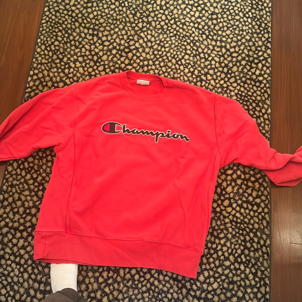 Oversized champion crew neck